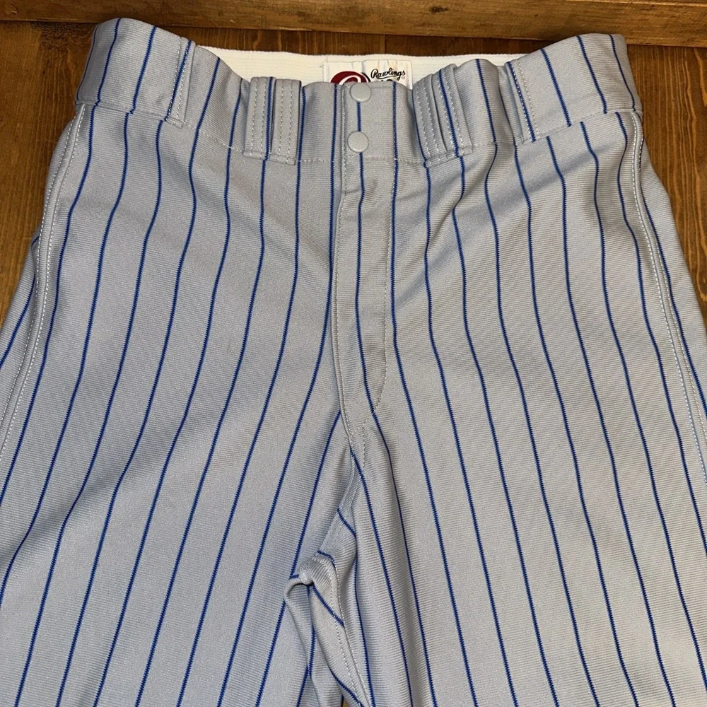 Rawlings Pinstripe Game Used Baseball Pants Made In USA Mark Of‎ A Pro Size 36
